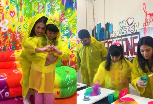 Sanam Jung shares joyful family outing in Houston with daughter and husband