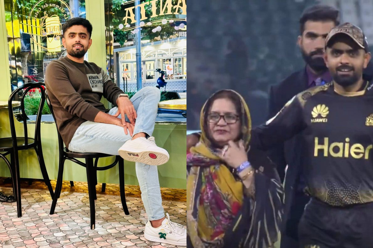 Babar Azam claims his mother as a lucky charm in a recent match