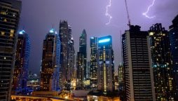 Dubai Weather Update: Hail in Abu Dhabi, heavy rain, thunder, and lightning in parts of Dubai
