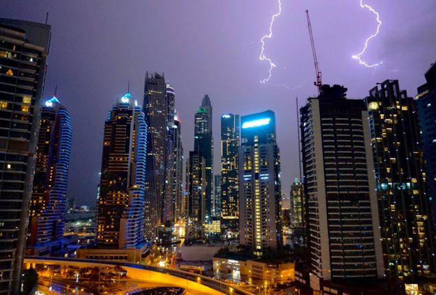 Dubai Weather Update: Hail in Abu Dhabi, heavy rain, thunder, and lightning in parts of Dubai