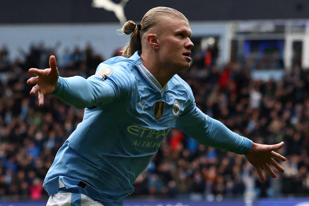 Haaland smashes Premier League record with two goals
