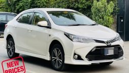 Expected Price Shift for Toyota Corolla 1.6 in Pakistan Following Sales Tax Revision