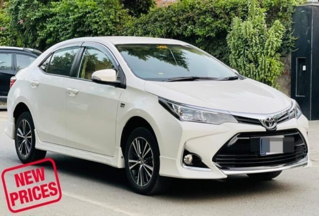 Expected Price Shift for Toyota Corolla 1.6 in Pakistan Following Sales Tax Revision