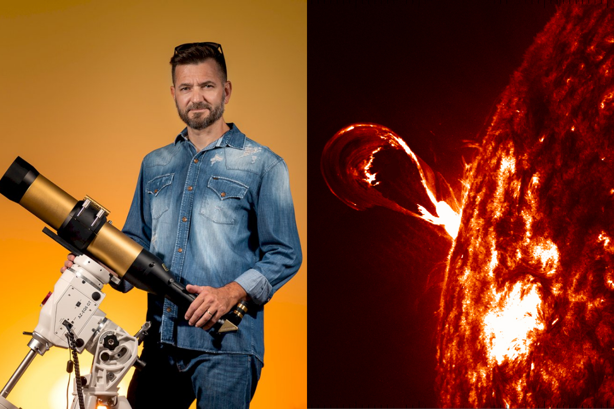 Astronomer Captures Sun's Spectacular Loops Post-Explosion