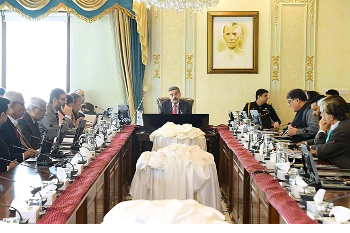 Caretaker cabinet meeting