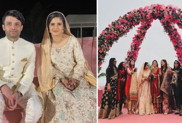 Cricketer Javeria Khan ties knot in lavish wedding ceremony