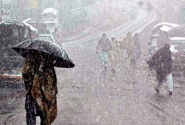 Rain, hailstorm, snowfall expected in Peshawar, Khyber Pakhtunkhwa