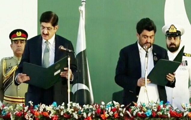 Murad Ali Shah takes oath as Sindh Chief Minister