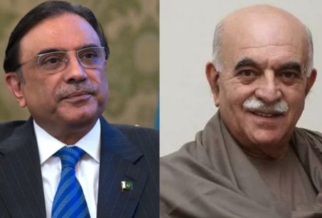 CM submits nomination papers of Asif Zardari for presidential elections