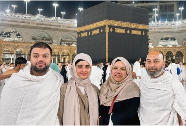 See Photos: Ducky Bhai Performs Umrah with Family