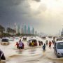 UAE roads transform into rivers amid heavy rains drenching emirates
