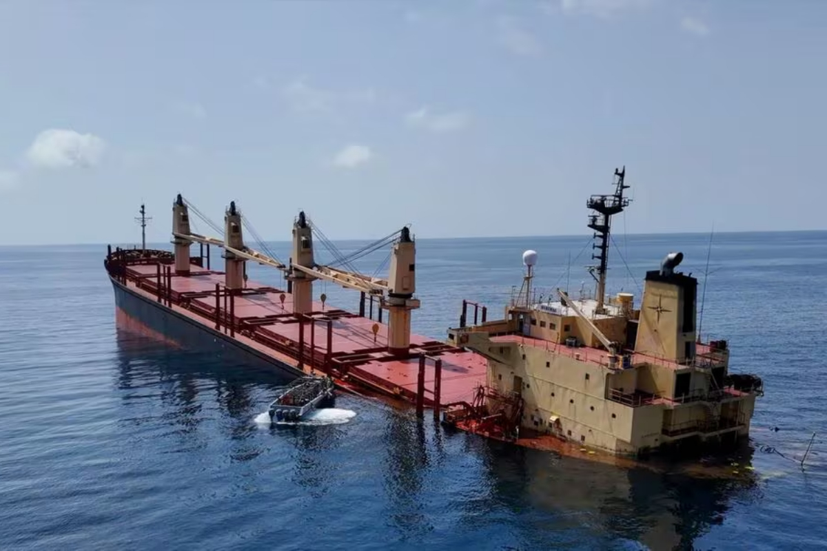 Houthi Missile attack on Cargo Ship killed three people in Gulf of Aden