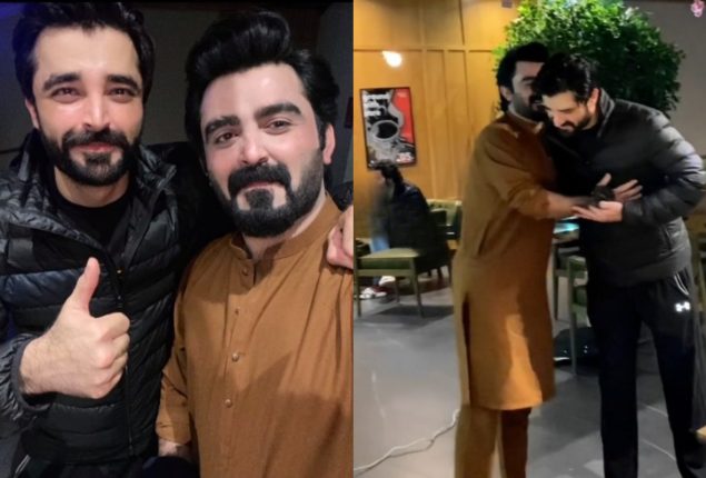 Hamza Ali Abbasi shares pictures with his doppelgänger