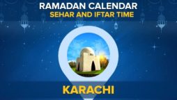 Today Iftar & Sehri Time in Karachi