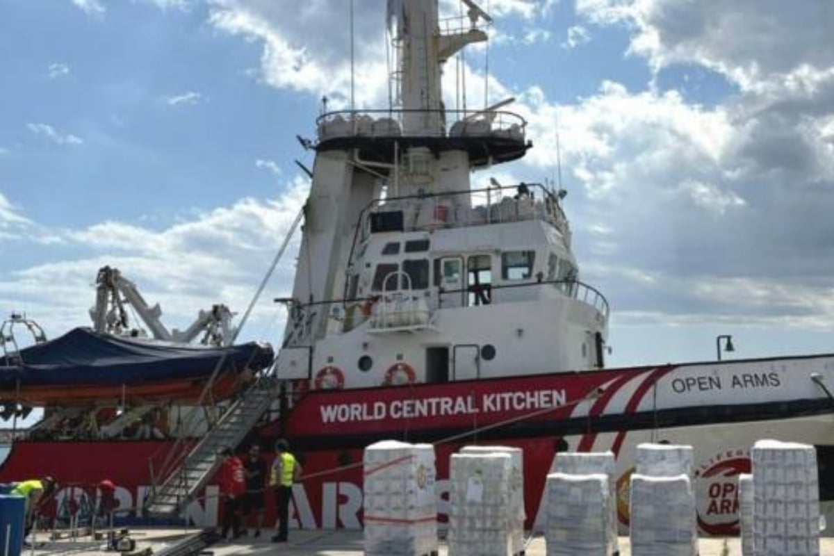 US Military ship heading towards Gaza for port construction initiative
