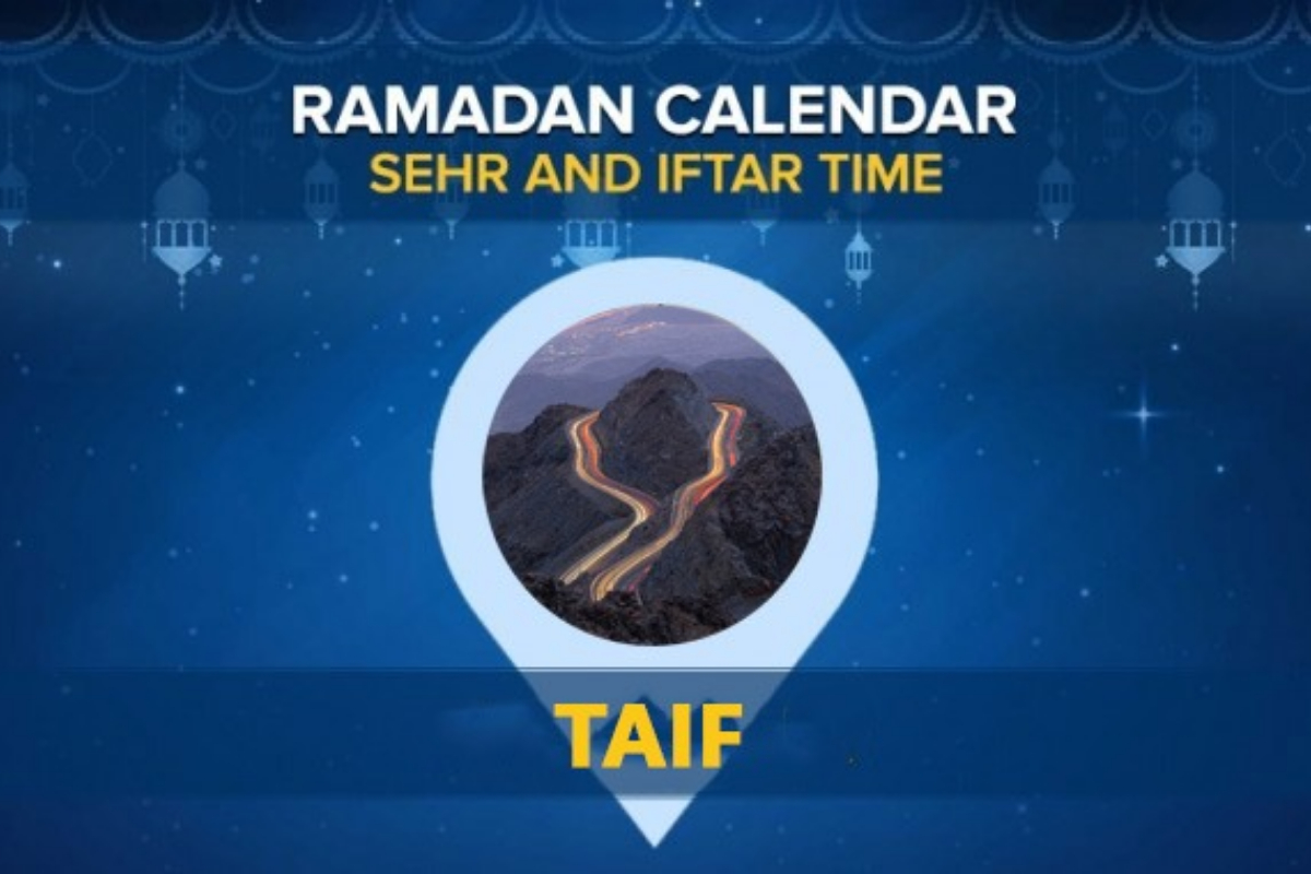 Taif Ramadan Calendar 2024: Sehri & Iftar timing Taif