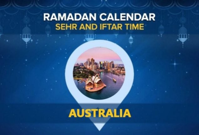 Ramadan Calendar 2024 Australia Check Sehri & Iftar Timings Australia