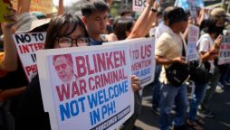Blinken’s Manila visit sparks protest against US presence in Philippines