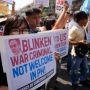 Blinken’s Manila visit sparks protest against US presence in Philippines