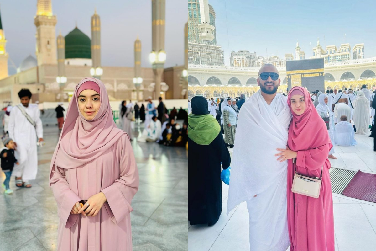 Arisha Razi shares her Umrah pictures from Madina