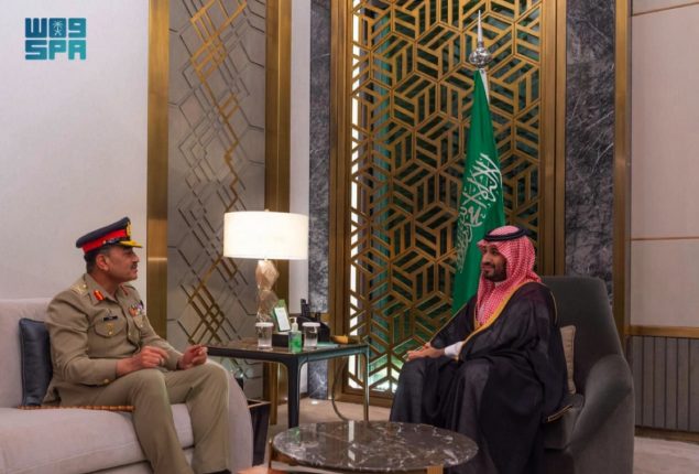 COAS Asim Munir calls on Saudi Crown Prince during his KSA visit