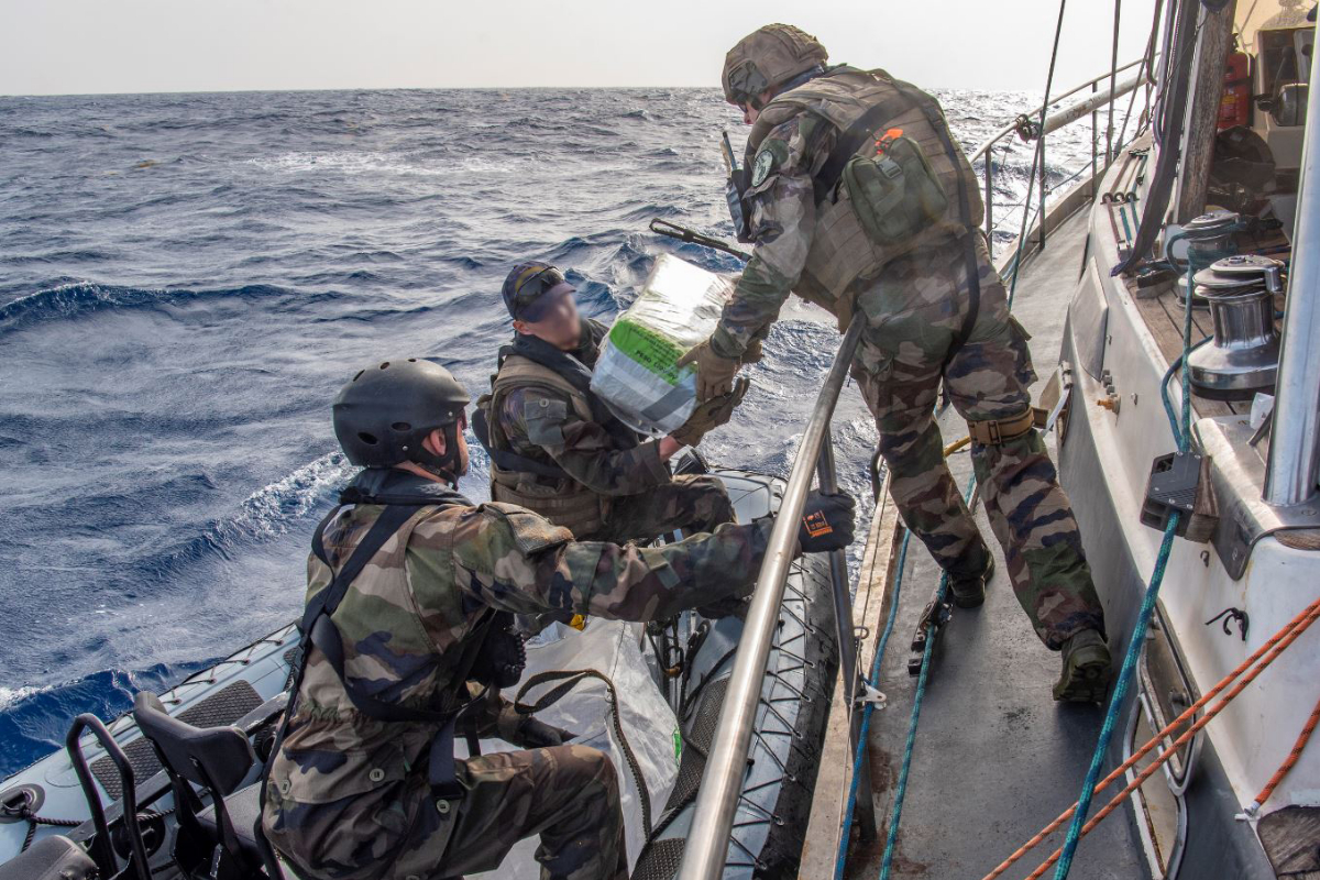 French Navy seizes 10.7 tons of cocaine off African coast