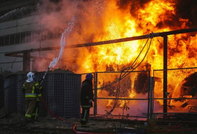 Russian assault hits Ukrainian electrical power facilities, targeting major hydroelectric plant
