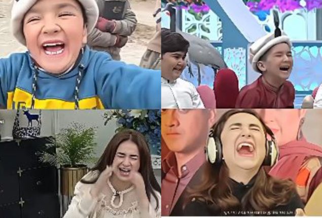 Fan made adorable video of Yumna Zaidi & Muhammad Shiraz’s laughing moments