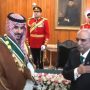 President confers Nishan i Pakistan award on Saudi Defence Minister