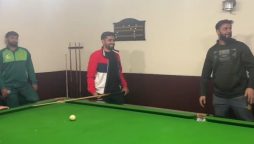 WATCH: Babar Azam and Co. play snooker amid captaincy chaos