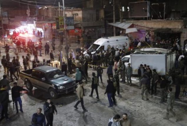Seven lives lost in Azaz, Syria, market shattered by car bombing
