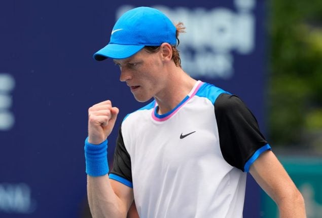 Jannik Sinner makes remarkable comeback in Miami Open