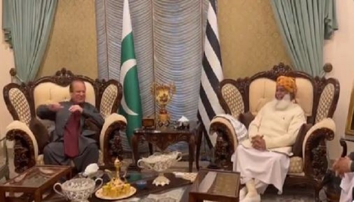 Nawaz assures Fazl of addressing concerns about poll results