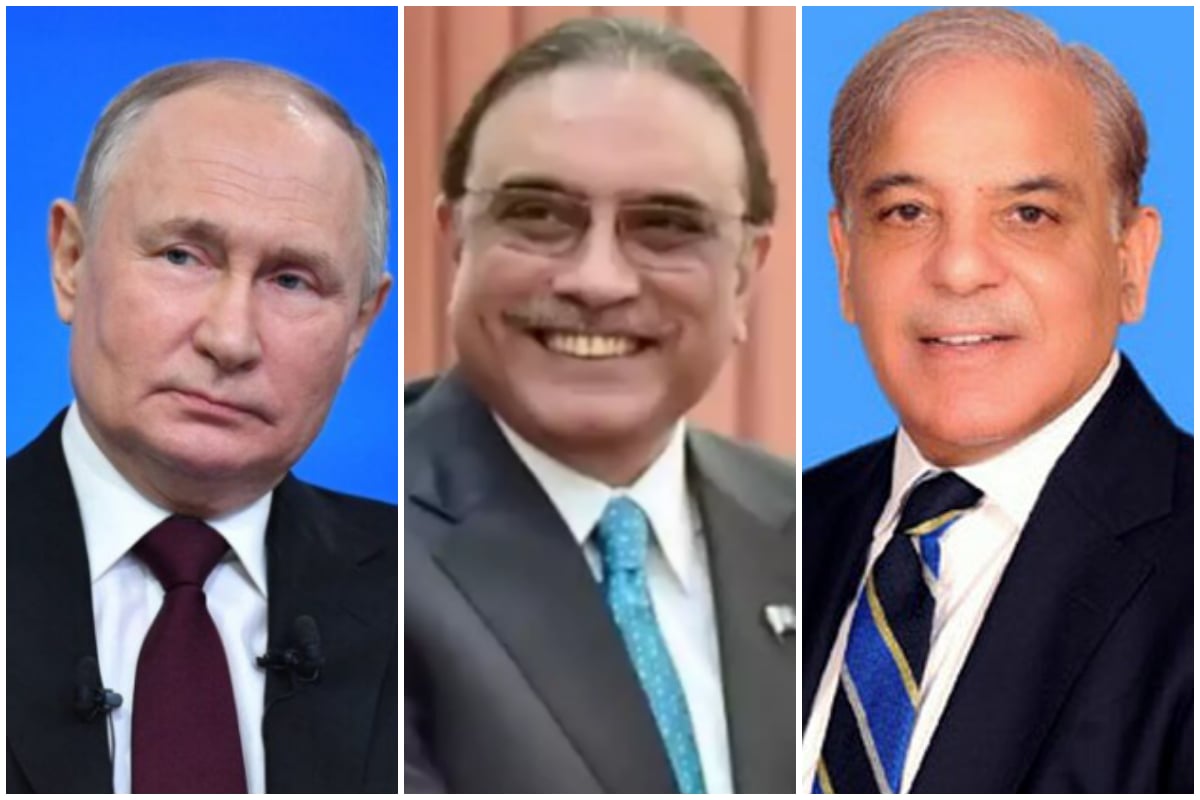Zardari, Shehbaz felicitate Putin on his re-election