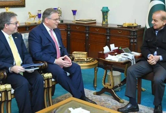 PM Shehbaz, US envoy discuss bilateral ties