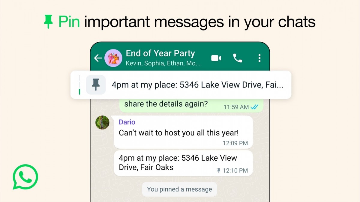 WhatsApp new feature lets you pin multiple message