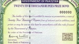 Rs25,000 prize bond draw result – March 2024