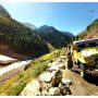 Rockfall on Neelum Valley Highway traps travelers