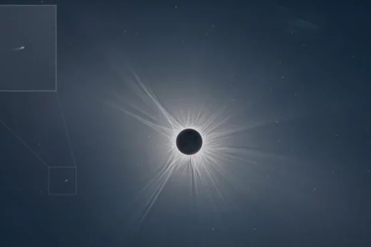 Rare Click: Comet caught on camera by astronomers covering Solar Eclipse