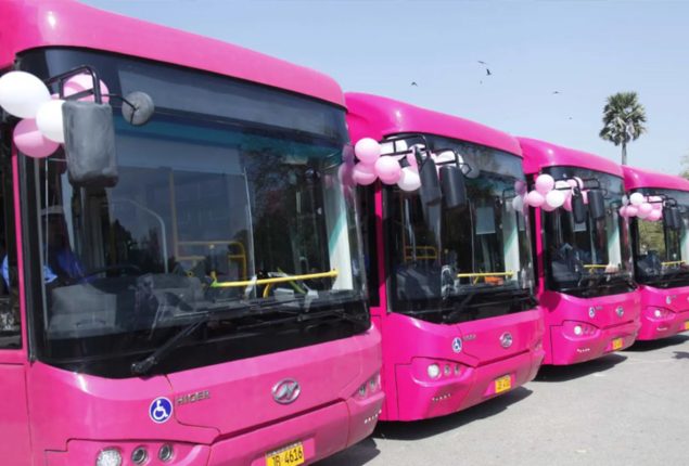 Free Travel for Women on Karachi’s Pink Bus Service