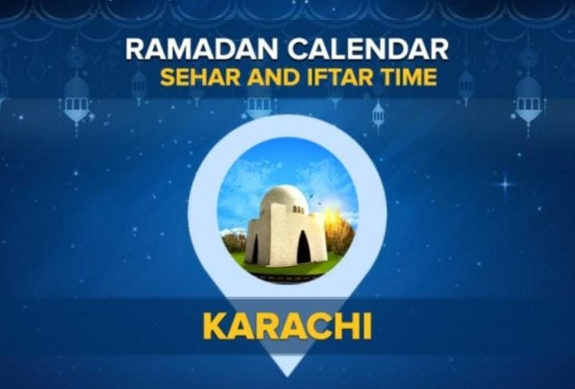 Iftar time Karachi: Today Sehri and Iftar time in Karachi 2024