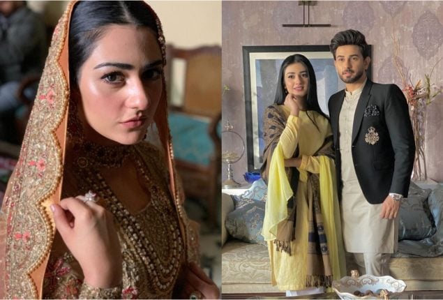 Sarah Khan reveals behind-the-scenes photos from her latest drama