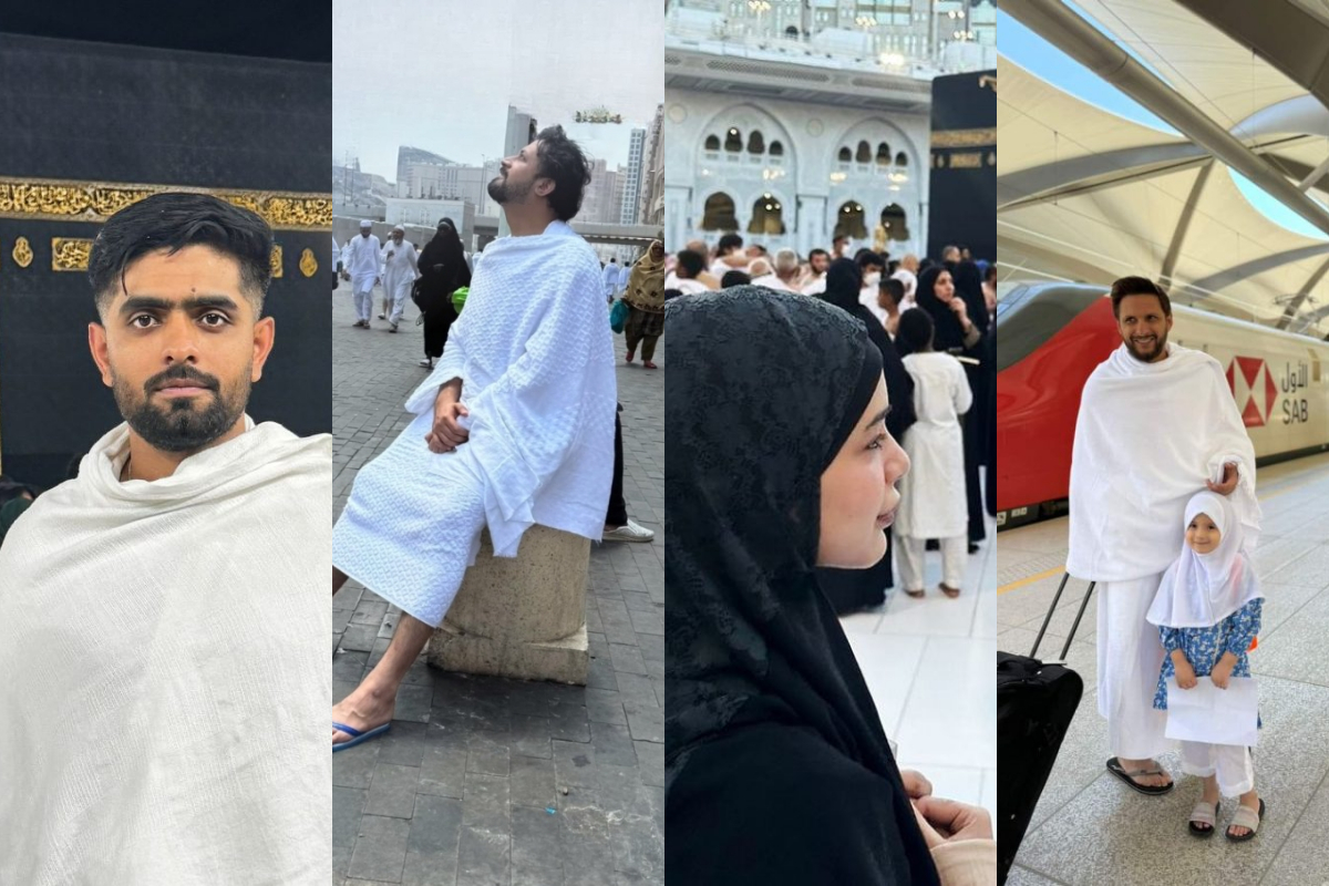 Prominent Pakistani Celebrities embark on Umrah journey during Ramadan 2024