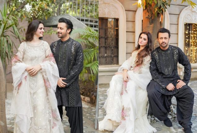 Eid Ul Fitr 2024: Atif Aslam and wife Sara Bharwana share stunning Eid clicks