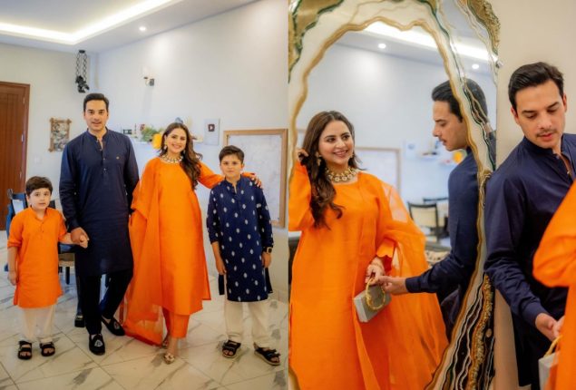 Eid Ul Fitr 2024: Fatima Effendi and Kanwar Arsalan share Eid day clicks with their kids