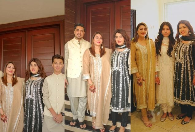 Iqrar Ul Hassan's third wife posts Eid family pictures