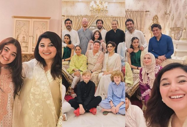 Eid-ul-Fitar 2024 Dinner Delight: Javeria Saud celebrates with family and friends