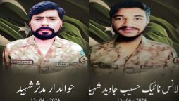 Two soldiers embraced martyrdom in Buner operation