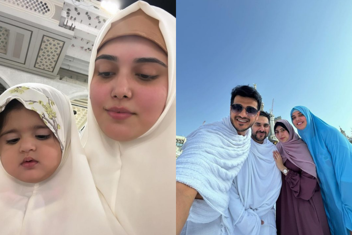 Kanwal Aftab & Zulqarnain Sikandar shares their pictures from recent Umrah Journey
