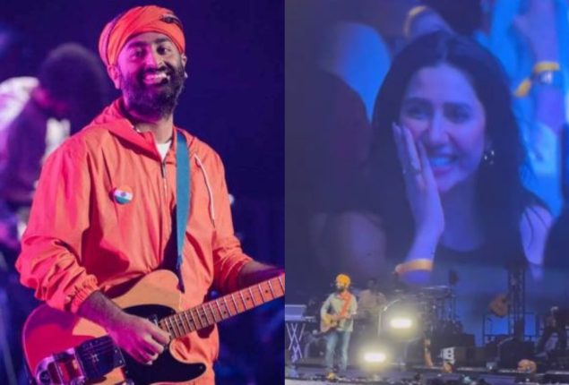 Arijit Singh sings dedicate a song to Mahira Khan after EMIGALA Awards